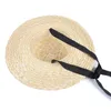 Brede rand hoeden natuurlijke tarwe strohoed voor vrouwen zomer 2023 wide run sunhat dames strand zon hoeden bescherming vizier sombrero playa mujer g230227