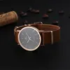 Relógios de pulso Soxy Brand Fashion Watches Men de boa qualidade Luxury Classic Leather Strap