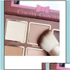 Enveloppe-cadeau bronzers Highlighters Kit de contour de coco palette de couleurs nues cosmétiques faces de maquillage maquillage au chocolat DH1NS DH1NS