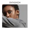 أذن الكفة enfashion bunk ball ear cuff clip on الأقراط للنساء ألحان البازلاء الصخرية الذهبية دون ثقب pendientes mujer ec191038 230228