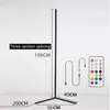 Lampadaires Moderne Coin Lampe Led RGB Nordique Décoration Coloré Intelligent Debout Intelligent Pour Salon Chambre Décor Veilleuse