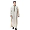 Этническая одежда kaftan abaya abaya ansembles мусульманские мусульманские мужчины с длинным рукавом Джеллаба Хомм Ропа Хомбер Пакистан Кафтан.