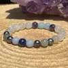 STRANDS MMG1774 NIEUW Design Gray Moonstone Aquamarine Labradorite -armband voor vrouwen