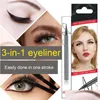 Eyeliner New Self Adhesive Pen Waterproof Non Blooming Quick Drying 3 In 1 Sticky Eyelashes Drop Delivery Health Beauty Makeup Eyes Dhkzl