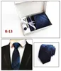 Neckband Mäns slips 8 cm blå slips Blueorange Silk Gravatas For Men Paisley Floral Fit Wedding Workplace Slim Square Scarf Cufflink J230227