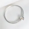 925 Sterling Silver Fermoir Charme Bracelets pour Pandora Fashion Party Bijoux Pour Femmes Hommes Petite Amie Cadeau Serpent Chaîne Designer Bracelet avec Coffret Original