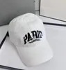 Berretto con visiera classico lavato in quattro colori Marchio alla moda Popolare Stesso stile cappello Berretto da baseball ricamato con lettera ombrellone per tutte le partite per le donne