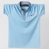 Men's Polos Mens Polo Shirt for 140kg Fat Big and Tall Man Brands Camisa Polo Masculina Plus Size L XL XXL XXXL 4XL 5XL 6XL Polo Homme 230228