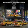 Mise à jour AZDOME M01 Pro FHD 1080P Dash Cam 3 pouces DVR Enregistreur de conduite de voiture Vision nocturne Moniteur de parc G-Sensor Enregistrement en boucle pour Uber Car DVR