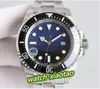 Mens Watch Ceramic Bezel Sea 126660 44 mm D-Blue 904l Steel Glide Lock Clasp Automatisk mekanisk vattentät herr armbandsur