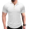 Herrpolos polo skjortor män mode kort ärm skjorta sommar casual kläder män arbetar bära andas lätt tunna skjorta 230228