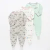 Bébé fille barboteuse né dors-bien fleur bébé barboteuses infantile bébé vêtements à manches longues né combinaisons bébé garçon pyjamas 230228