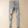 Jeans designer designer designer jeans sono lavabili e versatili pantaloni ricamati da uomo indossare jzuk e7fy