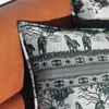 Travesseiro dunxdeco retro country country capa de cavalo capa decorativa capa decorativa de sofá -cama moderna cadeira de cama counsin