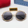 Luxury Designer Sunglasses For Men Fashion Metal Round Frame Sunglasses Women Letter G Sun Glasses Outdoor Glass UV400 Eyeglasses 2302284BF