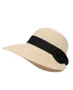 Wide Brim Hats Summer Beach Straw Hats Women Foldable Big Wide Side Casual Female Panama Hat Sunshade Concave Top Cap Travel Sun Cap G230227