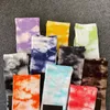 10 couleurs Chaussettes de sport Fumer de l'eau Verre Downstem avec 18mm mâle à 14mm Femelle Coloré Épais Diffuseur de Tige en Pyrex pour Narguilé Bong