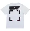 T-shirts pour hommes Nouveaux hommes Mode Tops Sports TEES Designer d'été Offs Chemises blanches Coton de luxe T-shirts amples Casual Manches courtes Peinture à l'huile Hip Hop