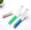 Portable folding hair removal brushes Reusable Washable Lint Roller Sticky Silicone Dust Wiper Pet-Hair Remover Cleaning Brush J0228