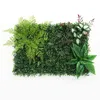 装飾的な花人工花壁植物芝生クリーパーシダ葉プラスチックグラスディーウェディングエルパーティー背景装飾