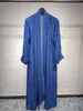 Etniska kläder våren marocko abaya muslimsk klänning kvinnor india dubai arabiska tryck kalkon eid vestidos kaftan klänning robe musulman long 230227