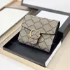 Small Wallet Men Designer kaarthouder voor vrouwen Fashion Luxury Bag G Card Holder Cowhide Coin Pocket Credit Card Portus Casual Wallets Box