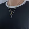 Designer Jewelry Men and women fashion necklaces luxury high end couples necklace pendant titanium steel hip hop clavicle chain everyday accessories never fade