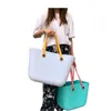 Beach bags Large Capacity Design Tote Bag Ladies Shoulder Handbag EVA Bucket Bag Silicone Beach Bag Handbag 2021 0228