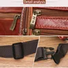 Taillezakken unisex riem Fanny Pack Zipper Pocket Leisure Fashion Travel Messenger schouderpakkettas Pu Leather Sports Borst