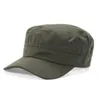 Berets 2023 Verenigde Staten US Marines Corps Cap Hat Militaire hoeden Camouflage Flat Top Men USA Navy Borduurde Camo