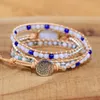 Tennis armbanden 2023 Aankomst Moonstone Charm Blacelet vintage stijl exclusieve handgemaakte bangle yoga energie sieraden groothandel