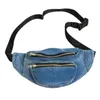 Waist Bags Denim Zipper Women Belt Packs Chest Crossbody Handbags Casual Shoulder Messenger Fanny Purse