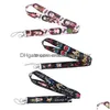 Sangles de téléphone portable Charmes Pièces de chaussures Accessoires Lx35 Lanyard Keychain Rope Mobile Neckband Key Id Card Usb Badge Holder Diy Lasso Otbyg