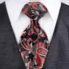 Neck Ties Gorgeous Floral Paisley Gold Red Purple Pink Black Mens Ties Necktie 100 Silk Jacquard Woven Free Shipping Wholesale Brand New J230227