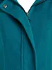 Damenjacken, modischer Mantel mit Kunstpelzeinsatz, Kapuze, Wollmischung, Woll-Reißverschluss mit breiter Taille für Damen, Herbst und Winter