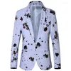 Мужские костюмы Blazer Fashion Cashing Slim Fit Jacket Men's Supt Jutd