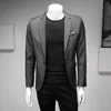Mäns kostymer Autumn Winter Korean Män blazer Casual Slim Fit Male Office Suit Coat Formal Masculina Business Blazers S1021