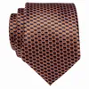 ترابط الرقبة Novalty Blue Orange Necktie for Man Shirt Suit Suctories Classic Plaid Men Clip Clip مع CORBATAS PARA HOMBRE J230227