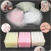 Gel per unghie Jelly Gum Double Sided False Art Nastro adesivo Adesivo per colla Consigli fai da te Falsi gel per manicure in acrilico Strumento per il trucco Drop Delivery H Dhegy