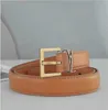 Cinturón para mujer Cuero genuino 3 cm Ancho Cinturones de diseñador de alta calidad para hombres S Hebilla cnosme Cintura para mujer Cintura Ceintures 6 colores