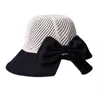 Szerokie brzegowe czapki proste panama składane szerokie grzbiet brzegowe dziewczęta słomka kapelusz słoneczny hat plażę letnia kapelusz uv chroń czapkę lady cap kobietę g230227