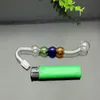 Smoking Accessories Coloured 4-ball glass bending cooker Glass Bongs Oil Burner Pipes Water Pipes Oil Rigs