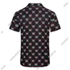 2023 Summer Men's Casual Shirts Designer Europe Hawaii Beach Tshirt Luxury Wid Down Collar Flower Print T Shirt Hip Hop Desi281s