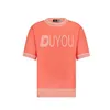 Duyou Men's TシャツCoral Cotton Blend Knit Seater Print Coluar Coluary Stretned Slim Fit Homme Pullovers Men's Clothing Tops 84597