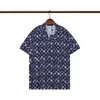 Ny designer blus skjortor herr camisas de hombre mode geometriska brev tryck bowling skjorta män avslappnade skjortor strand shorts byxor affärsklänning skjorta skjorta