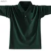 XS-5XL Fashion Sportswear Polo da uomo di alta qualità di nuovo design Camicie a maniche lunghe 100% cotone Polo casual Homme Risvolto Uomo Top L230520