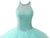 Quinceanera Dresses Princess Beading Sequins Ball Gown Organza Lace-up with Plus Size Sweet 16 Debutante Party Birthday Vestidos De 15 Anos 142