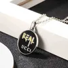 70% korting op designer sieraden armband ketting ring Ins punk stijl Sterling echt zwart email druppel lijm hiphop ketting