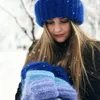 Bérets femmes hiver chaud tricoté chapeau couleur unie classique à revers Beanie mode sauvage extensible doux crâne casquettes