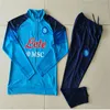 23 24 Napoli Survêtement maillot de football Sweat-shirt kit de football 2023TOP SSC Naples AE7 D10S Hommes survêtement porter Formation tuta chandal futbol Squitude Jogging